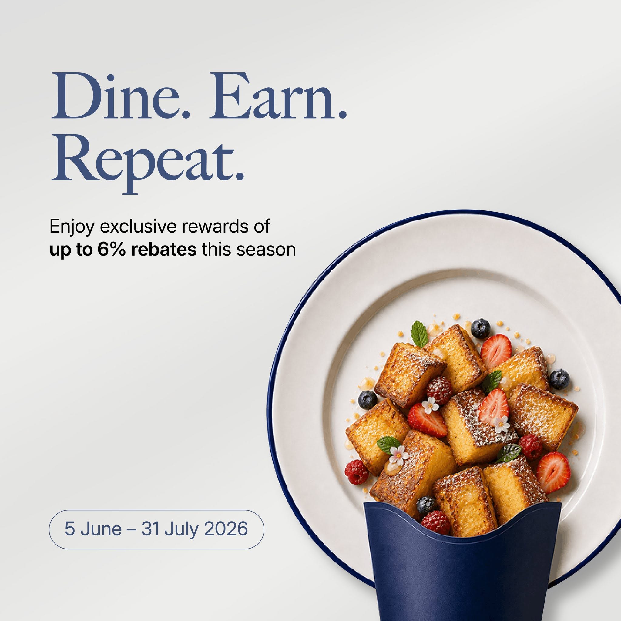 ION Orchard ION+ Rewards dining promotion with up to 6% rebates from 5 June to 31 July 2026