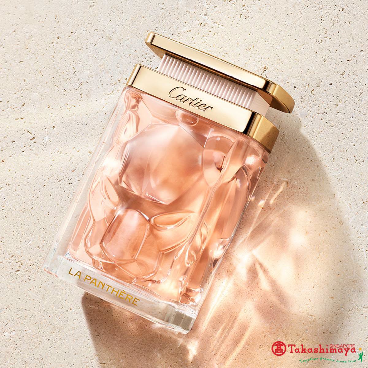 Cartier La Panthère perfume bottle detail