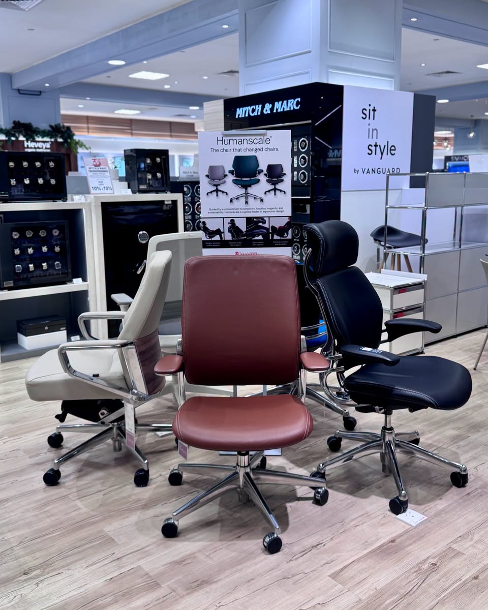 Vanguard chair display