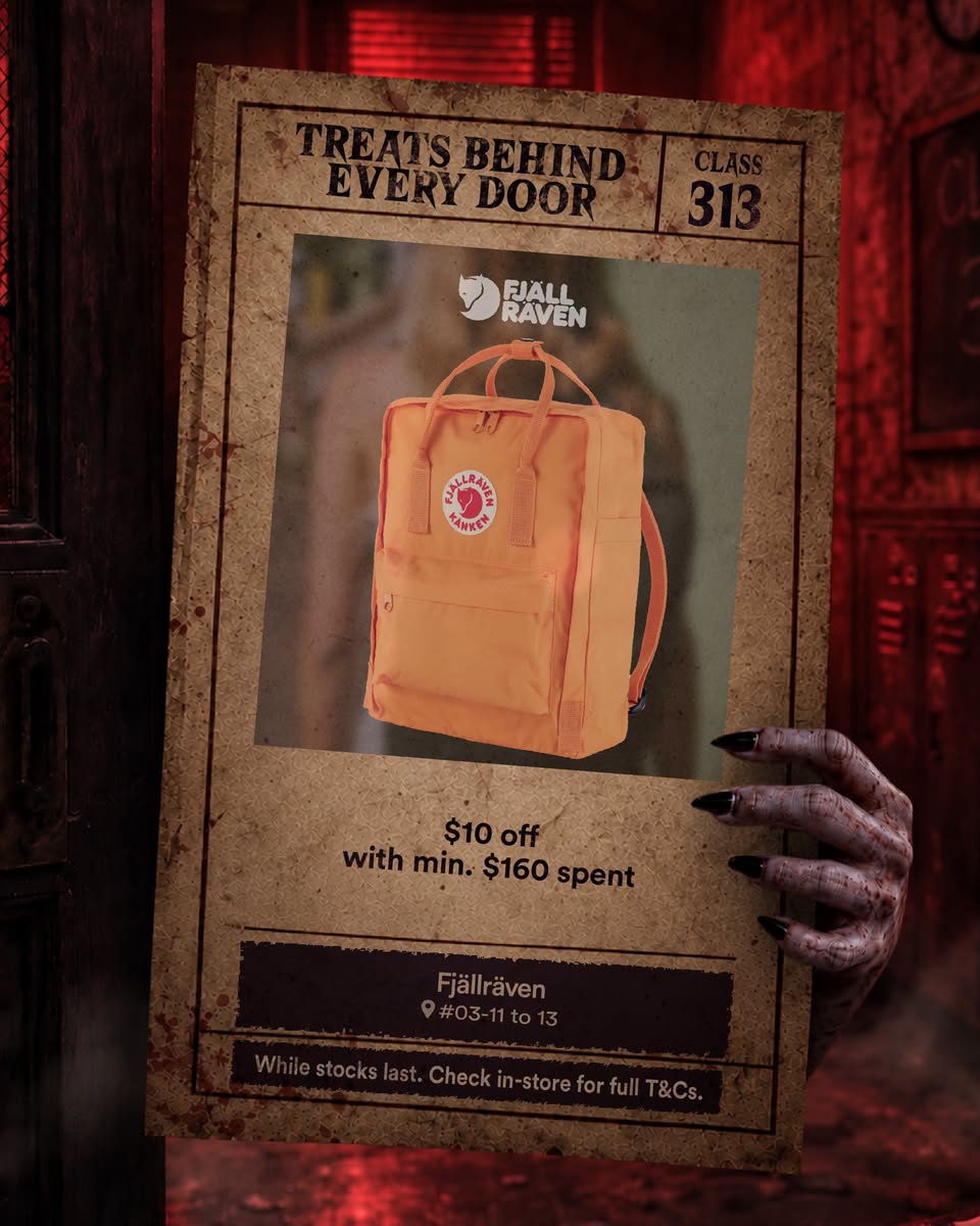 Fjällräven backpack offer at Class 313