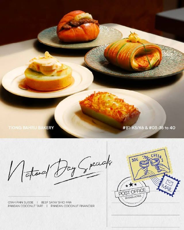 Tiong Bahru Bakery National Day Specials at Wisma Atria
