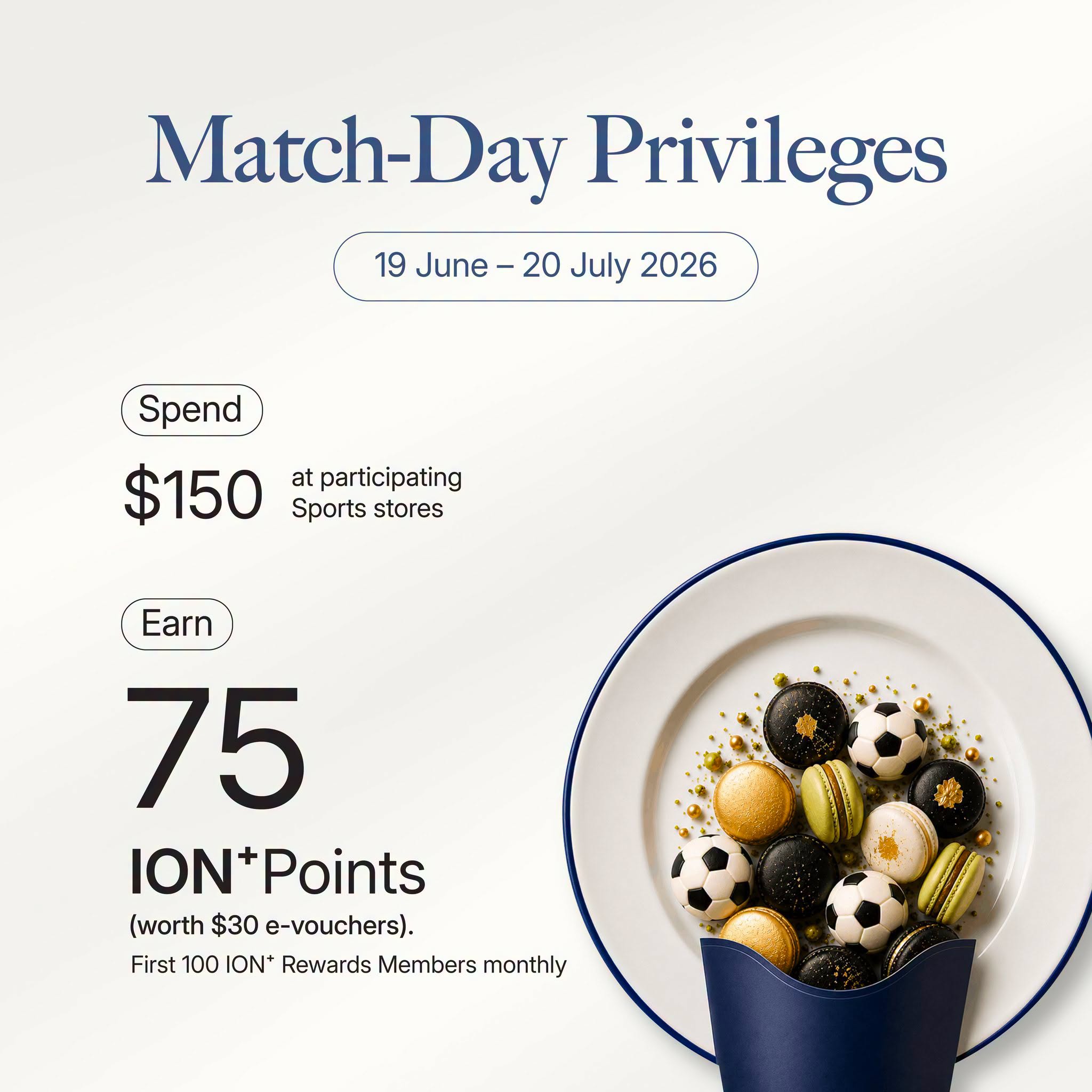 ION Orchard Matchday Privilege sports stores