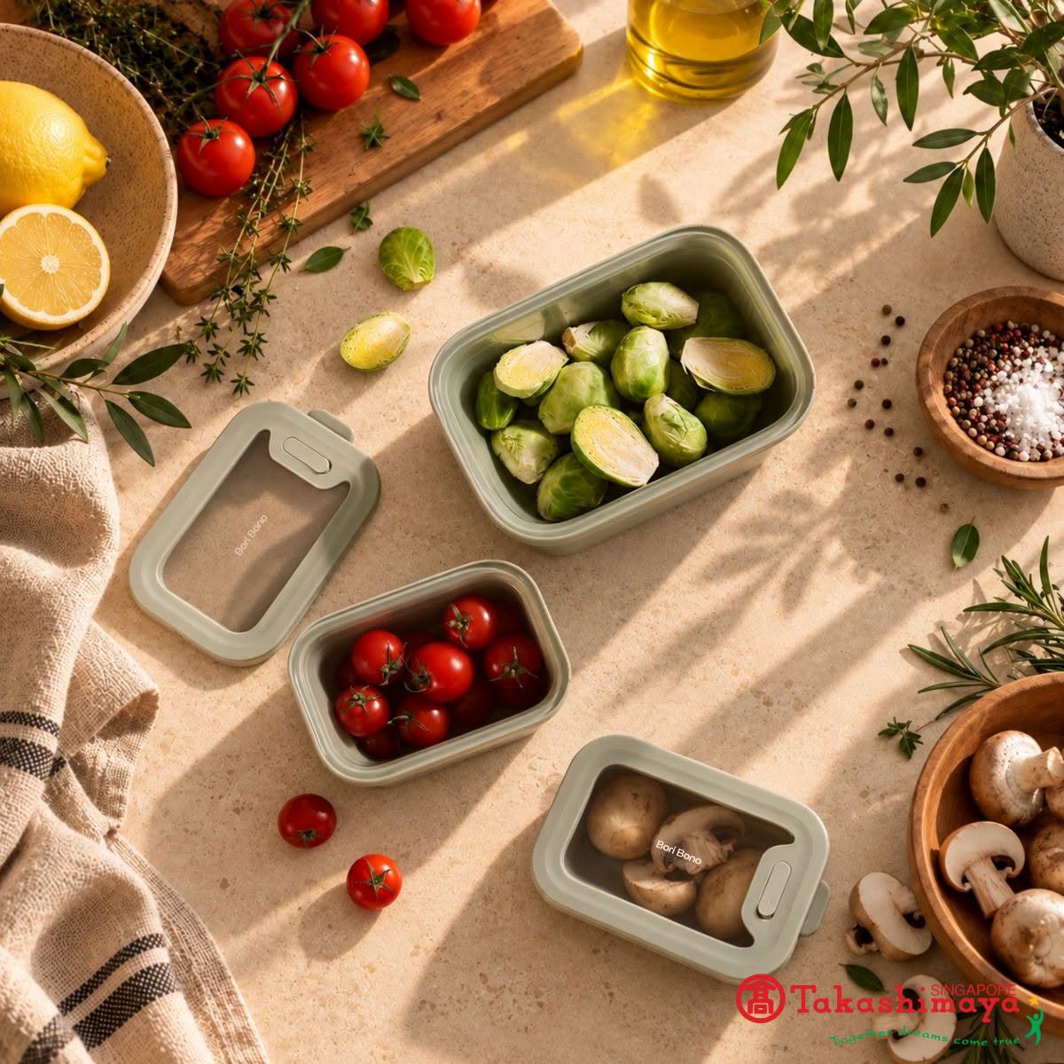 Bori Bono BoFresh food storage giveaway at Takashimaya Singapore