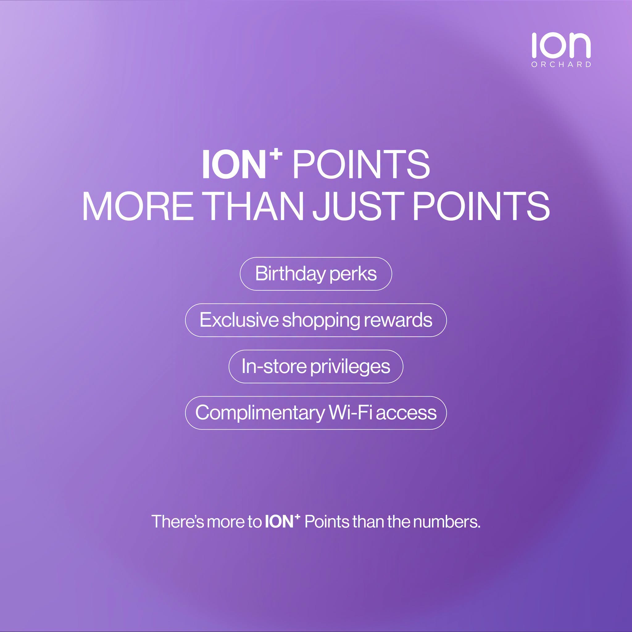 ION+ Points member benefits at ION Orchard