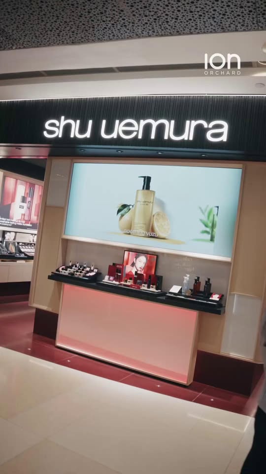 shu uemura products and services at ION Orchard
