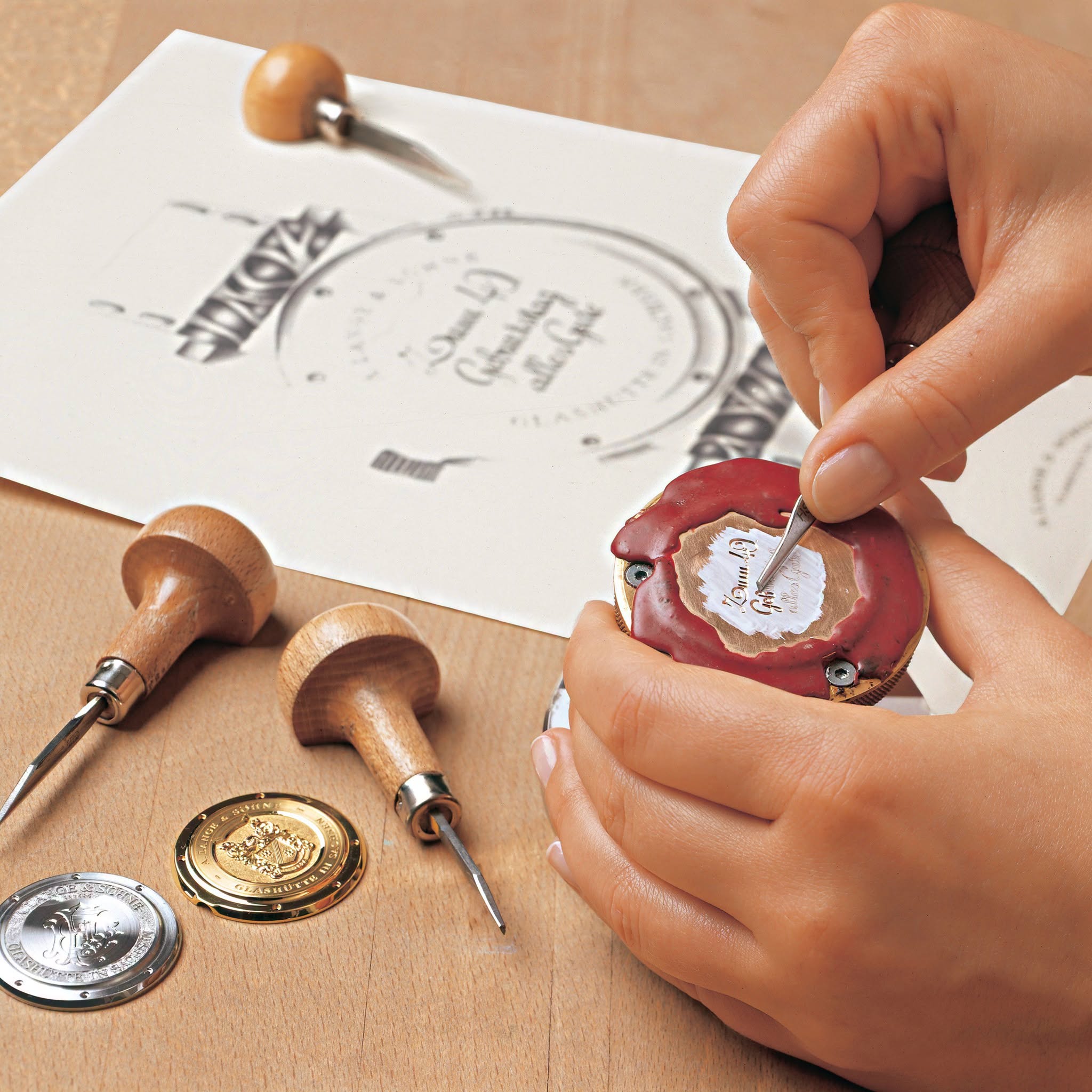 A. Lange & Sohne Master Engraver Live Demonstration at ION Orchard