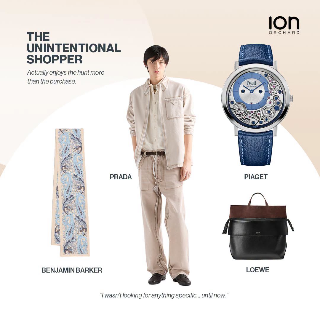 The Unintentional Shopper edit at ION Orchard with Prada, Piaget, Benjamin Barker and Loewe