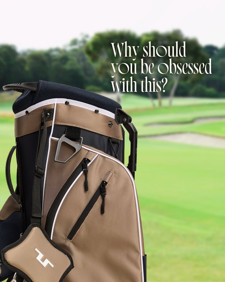 JL Flare Colour Block Golf Bag at J.Lindeberg