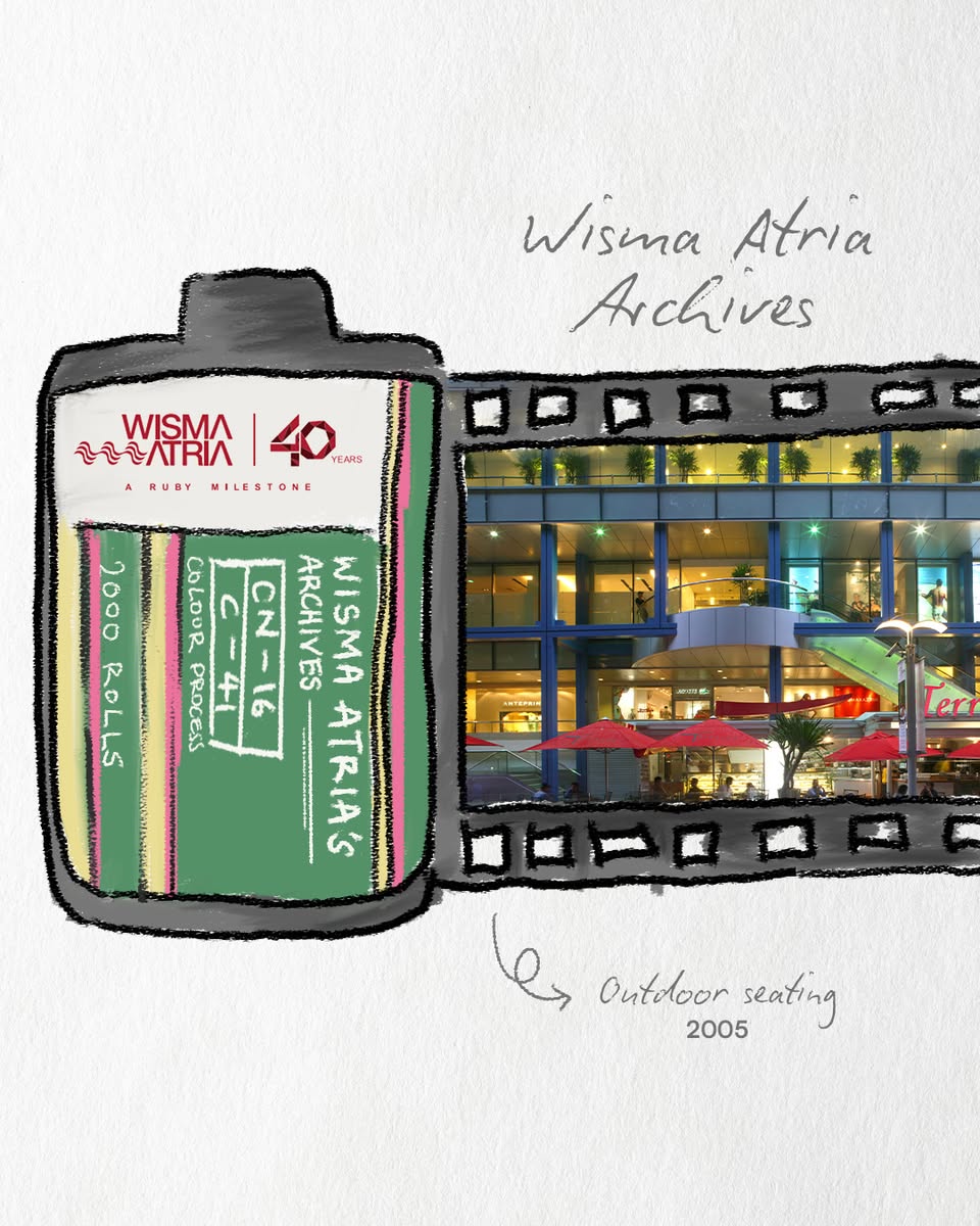 Wisma Atria Archives retro setting