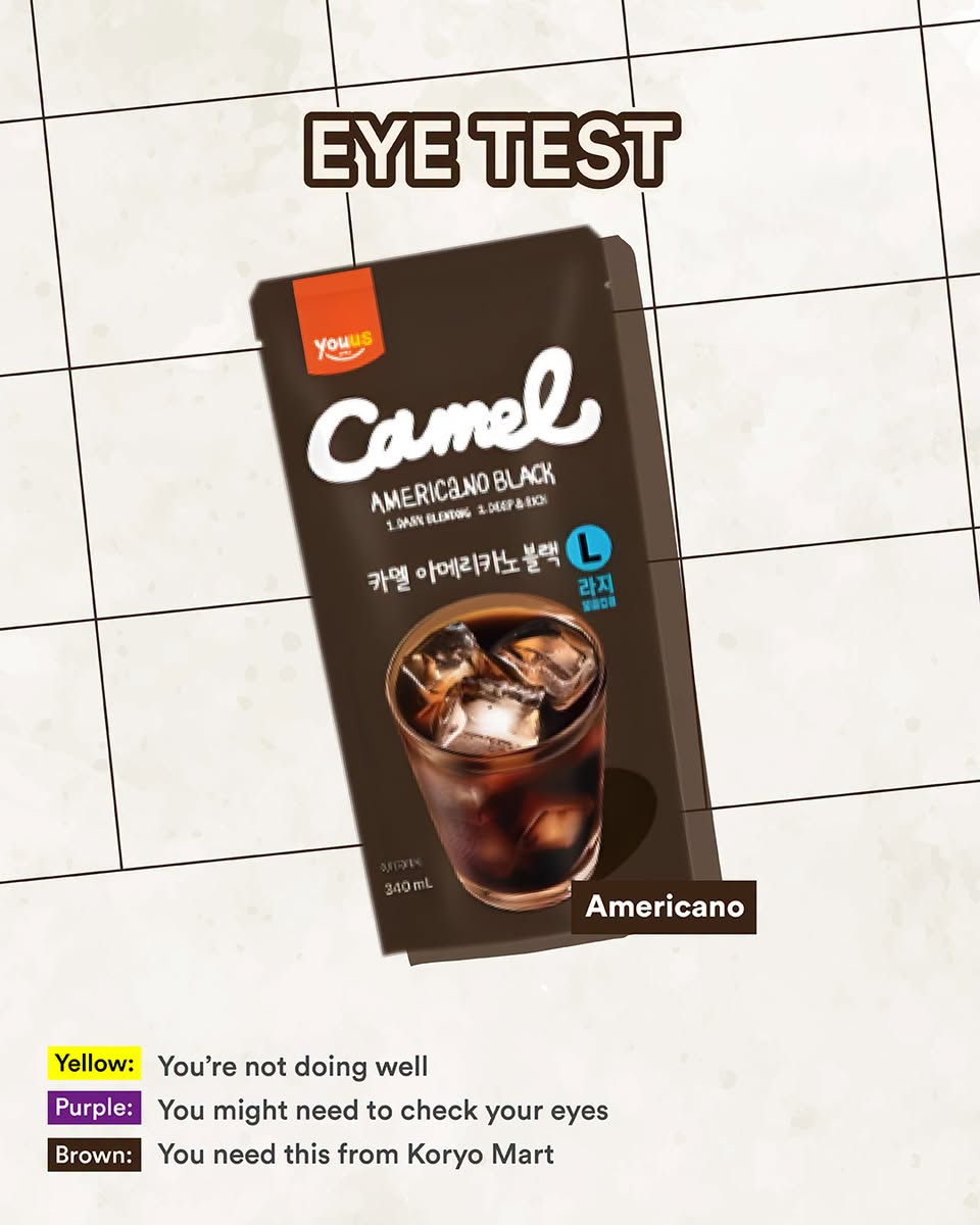 Camel Americano Black instant coffee at Koryo Mart