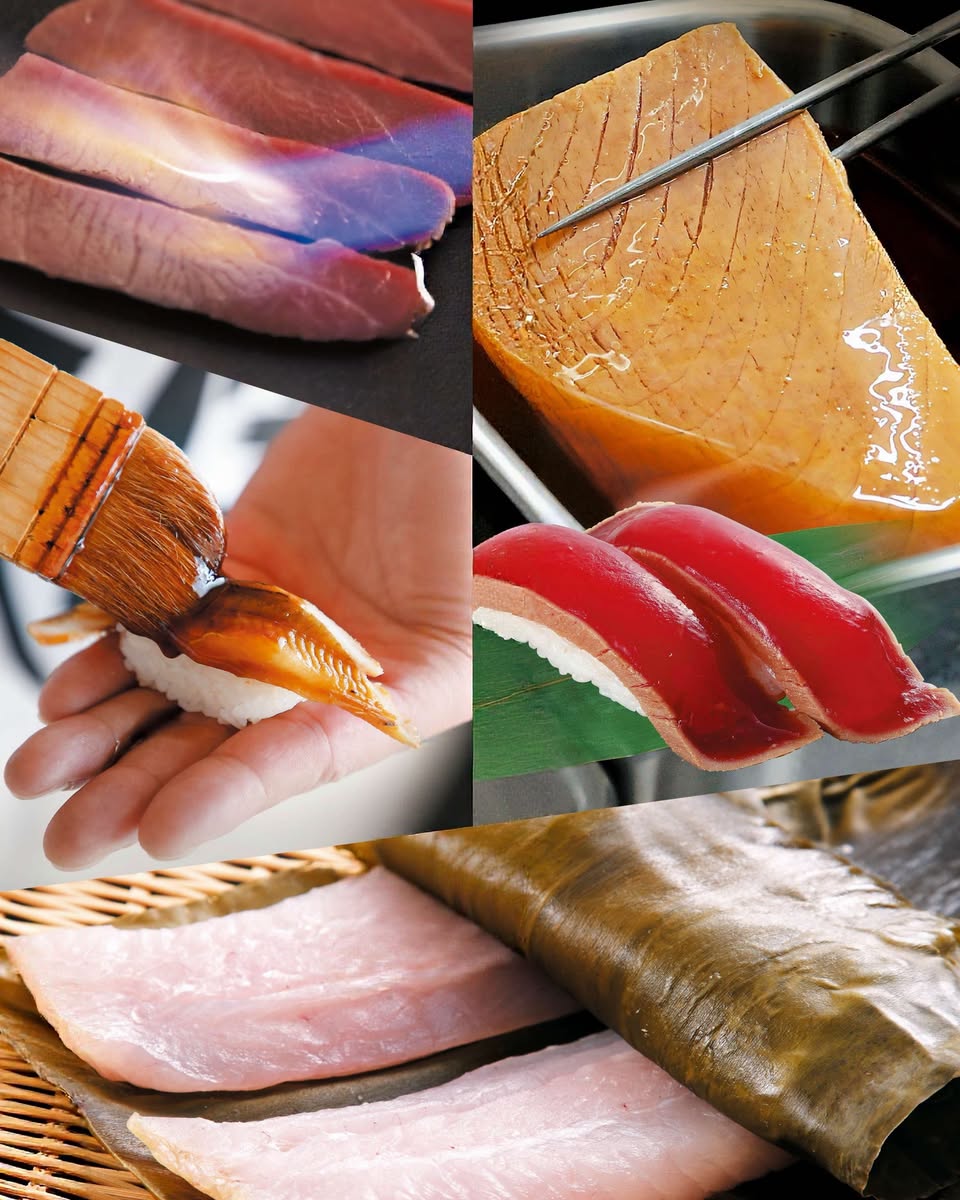 Sushi and sashimi dishes at Gatten Sushi ION Orchard