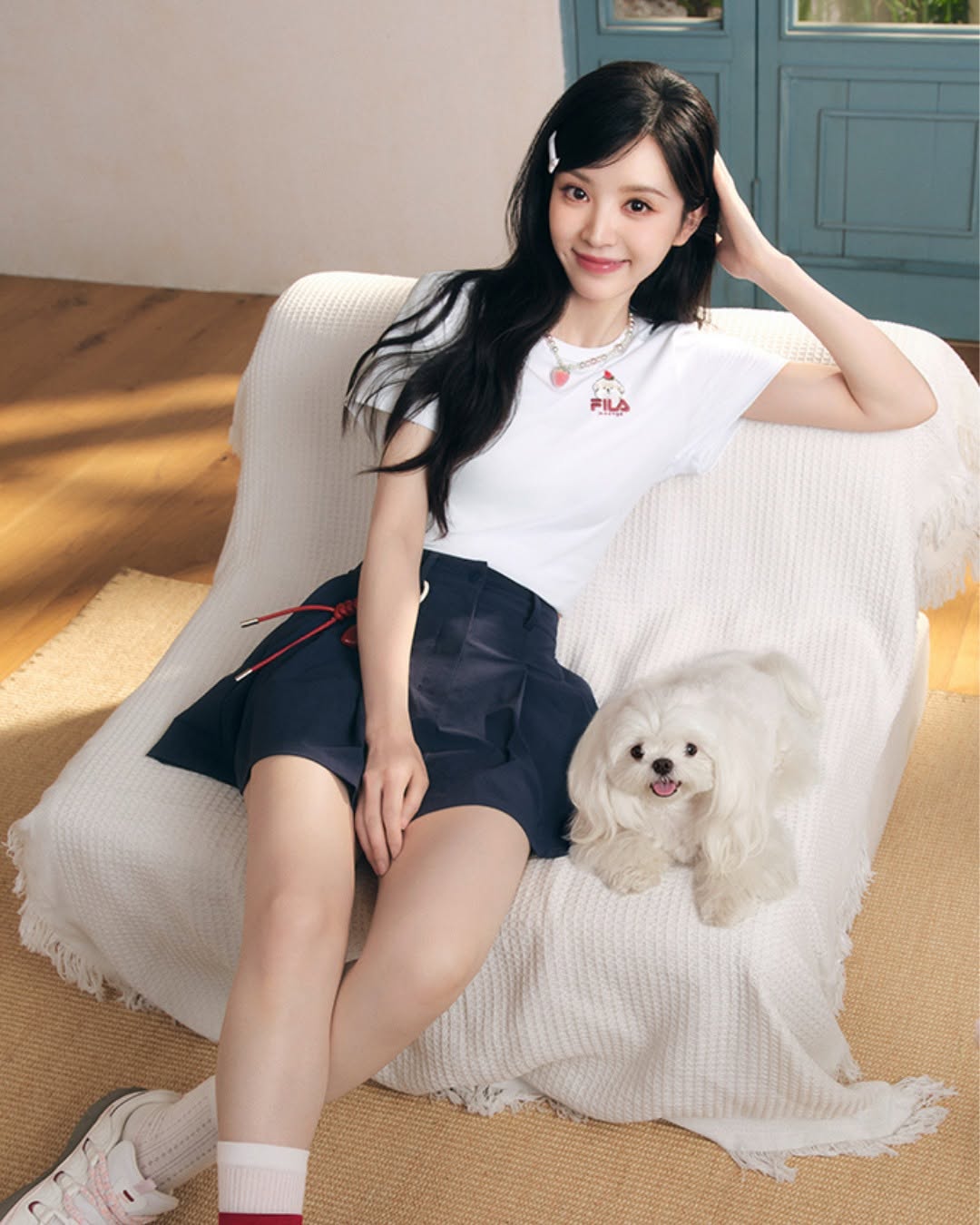 FILA x YEYE collaboration featuring Tian Xiwei at ION Orchard
