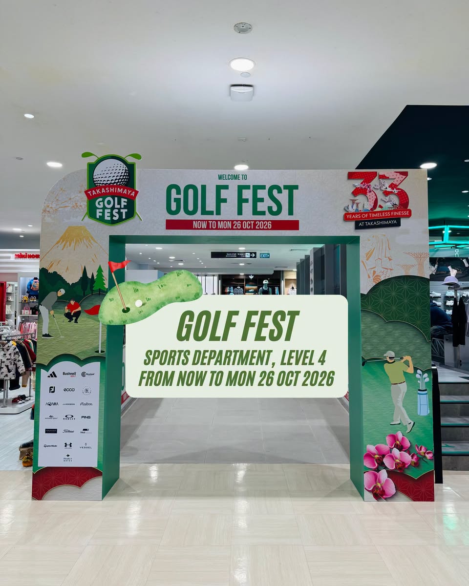 Takashimaya Golf Fest 2026: Up to 50% Off, Putting Green Challenge