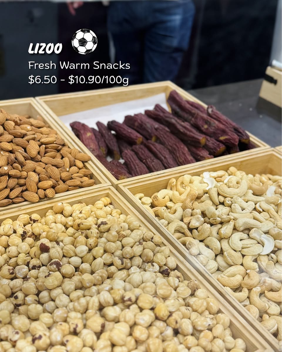 LIZOO almonds cashews hazelnuts and sweet potato strips