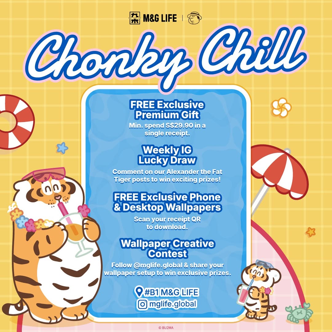 M&G LIFE Launches Chonky Chill Collection at Wisma Atria