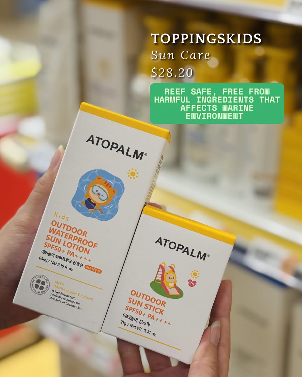 ATOPALM Kids Sun Care bundle at Takashimaya