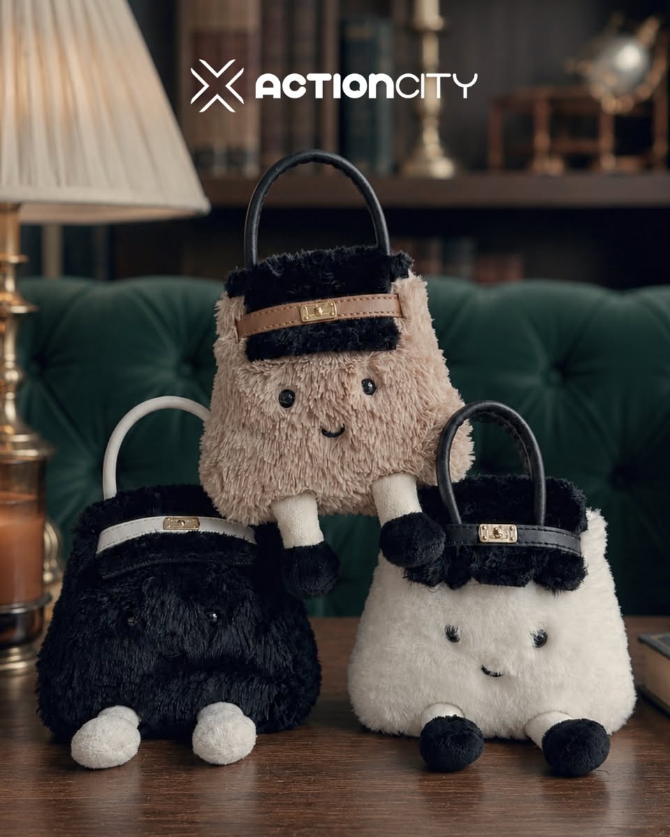 Lollipoppi plush bag charms by ACTIONCITY