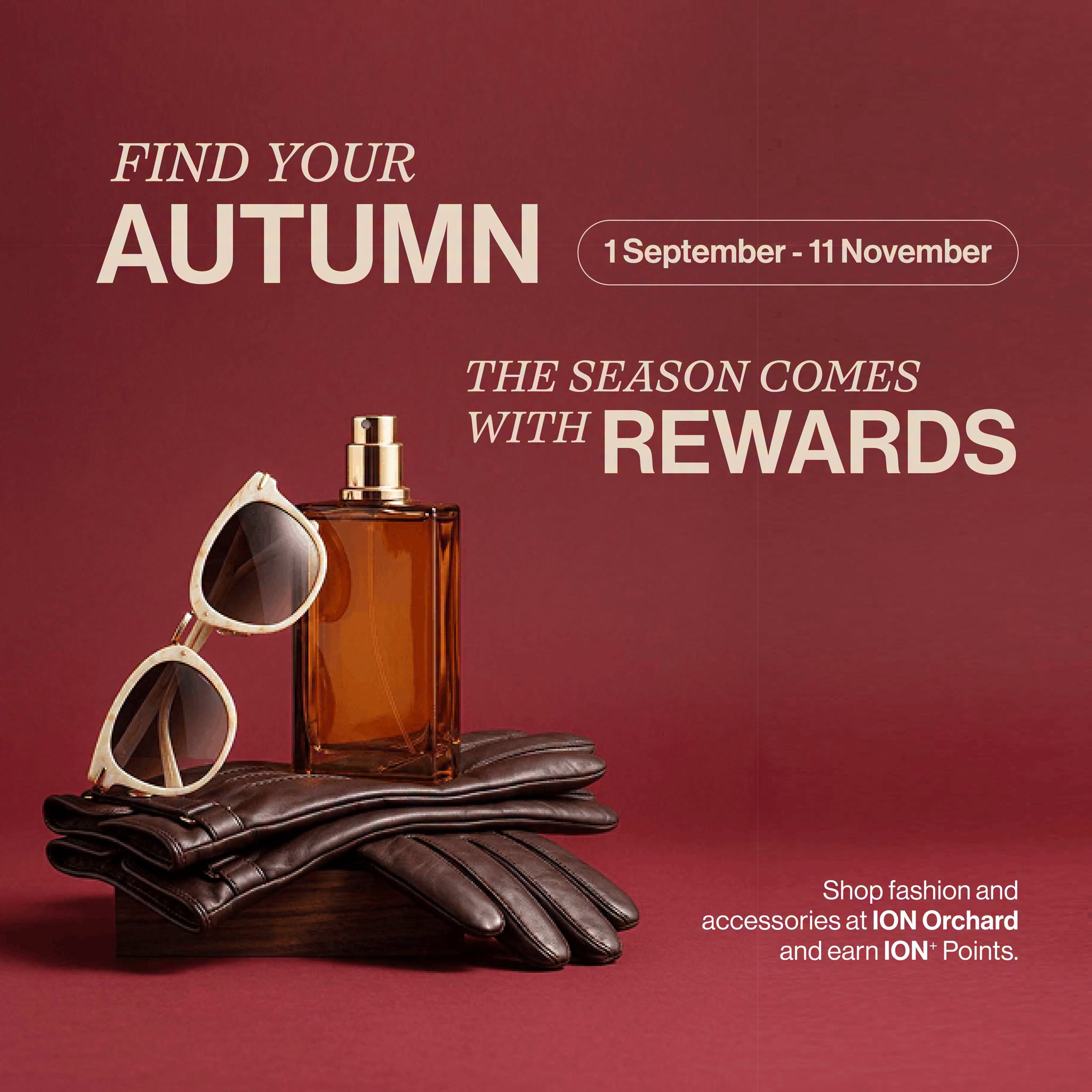 Find Your Autumn campaign at ION Orchard
