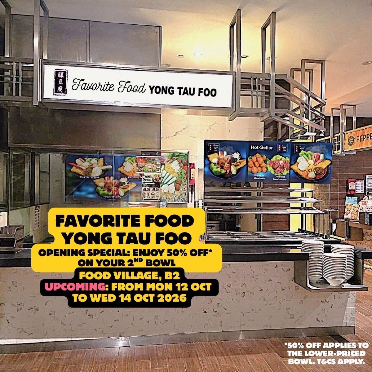 Yong Tau Foo opening special