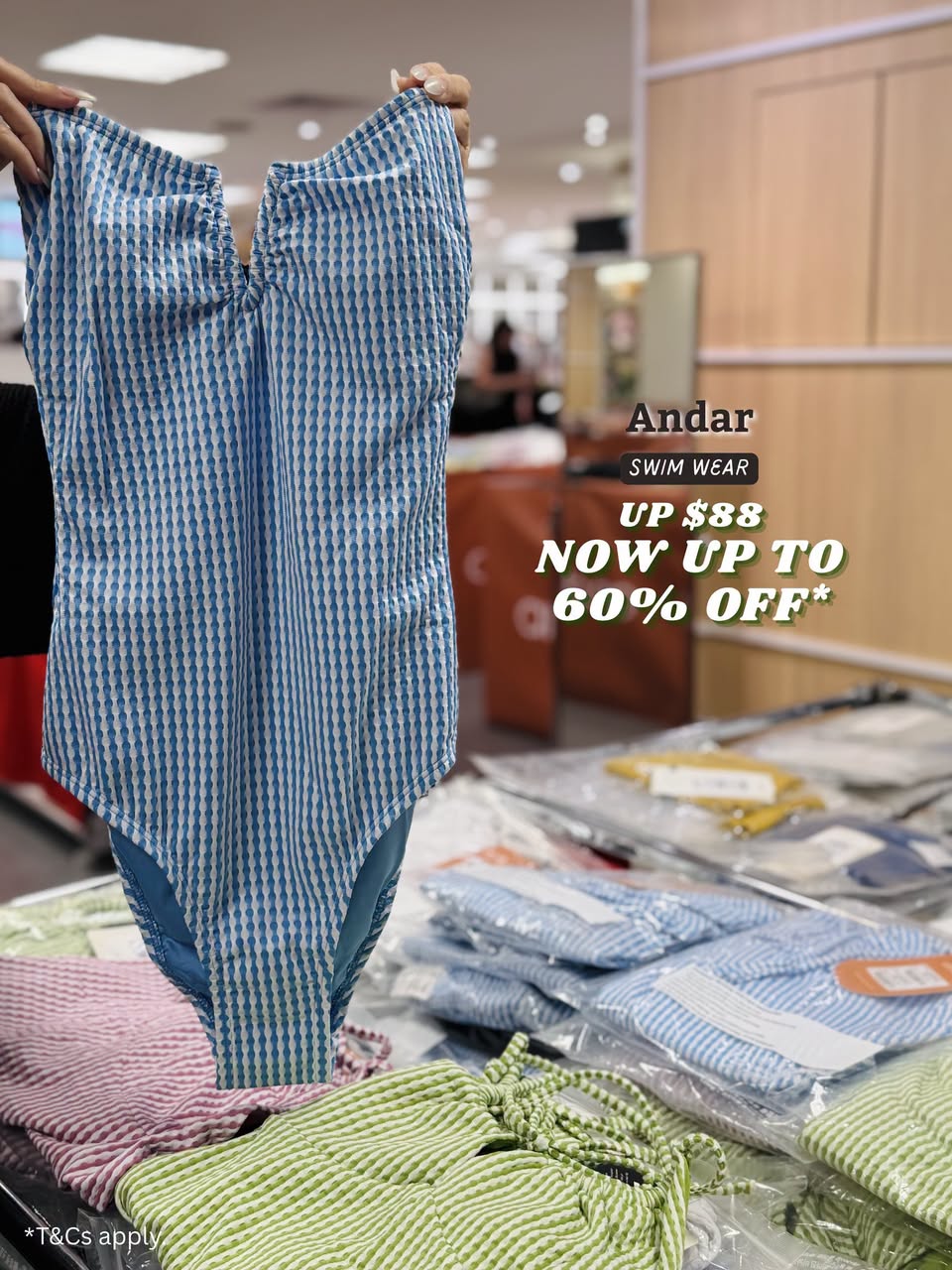 ANDAR swimwear on promotion at Takashimaya