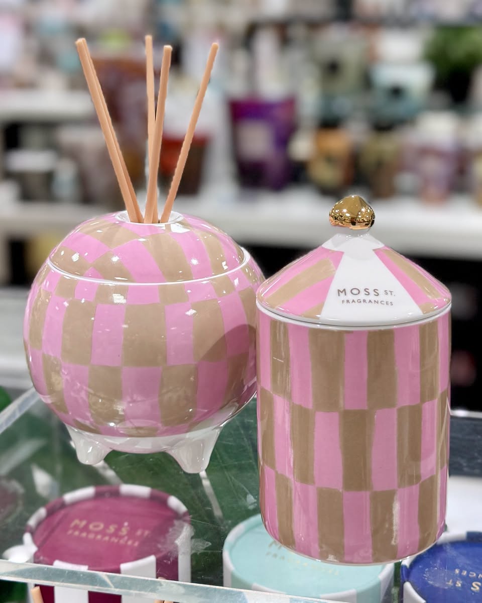 MOS Fragrances diffuser display at Takashimaya