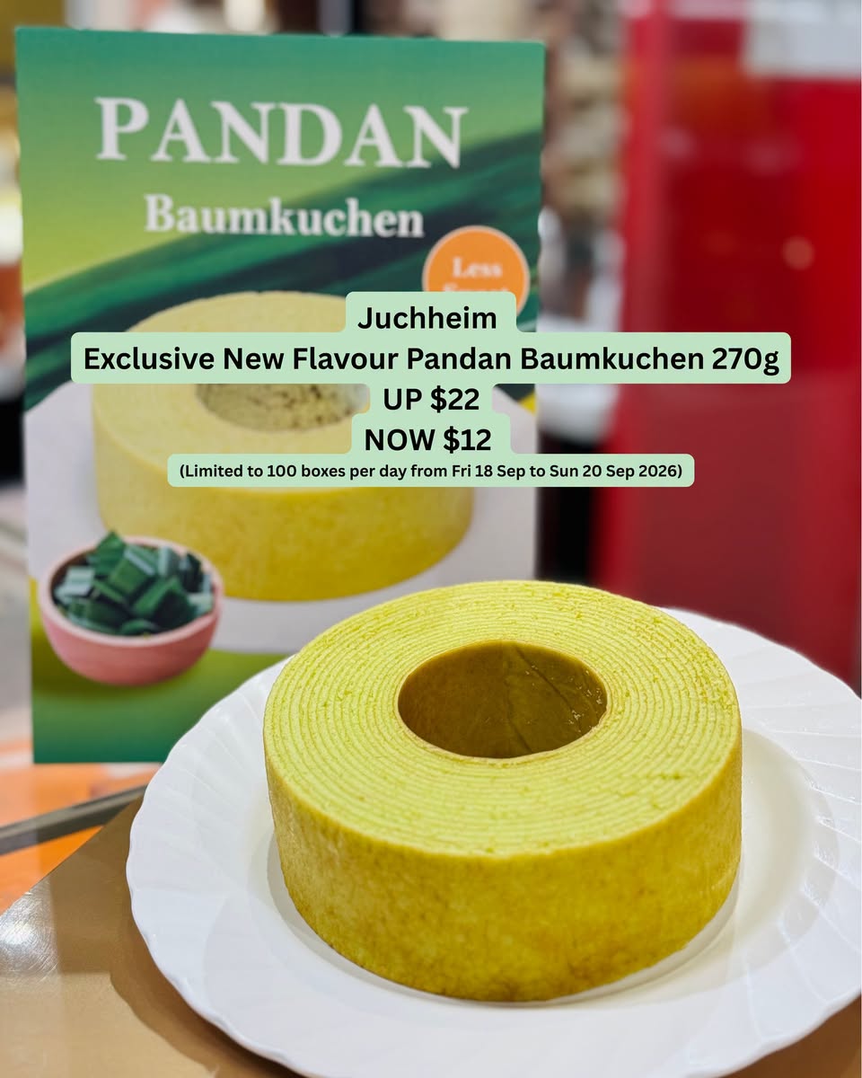 Juchheim Pandan Baumkuchen 270g promotional price