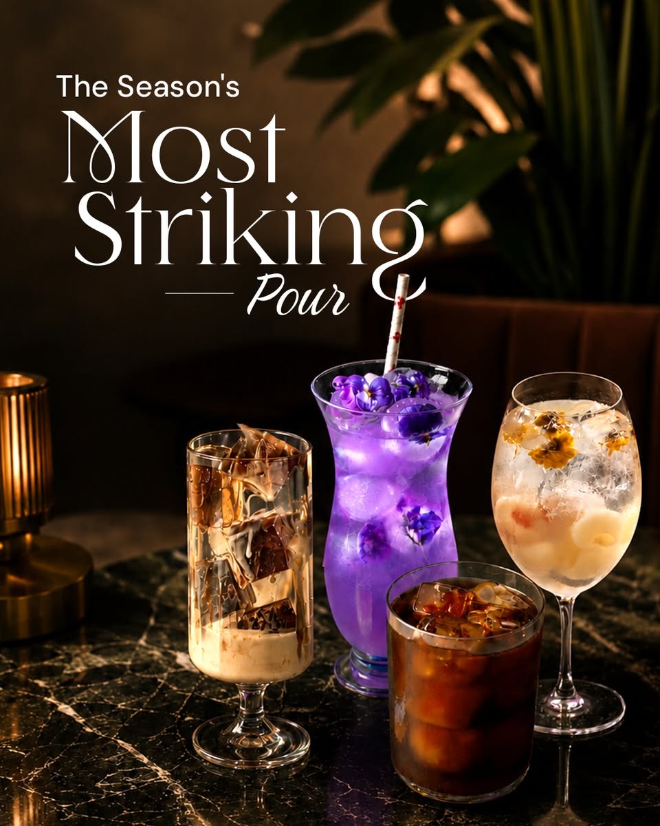 Seasonal cocktail showcase at Paragon