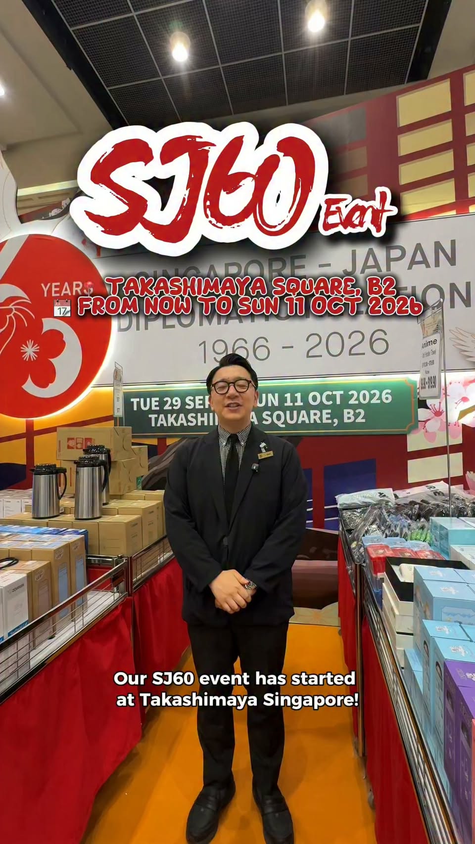 SJ60 Japan Festival at Takashimaya Square