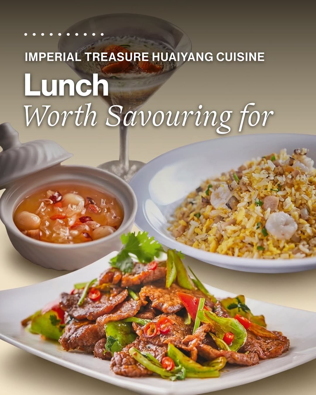 Imperial Treasure Huaiyang Cuisine Lunch Set at $60++ Per Person at ION Orchard