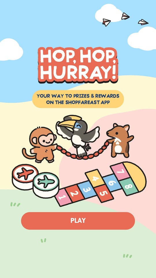 Hop, Hop, Hurray game instructions on shopFarEast app