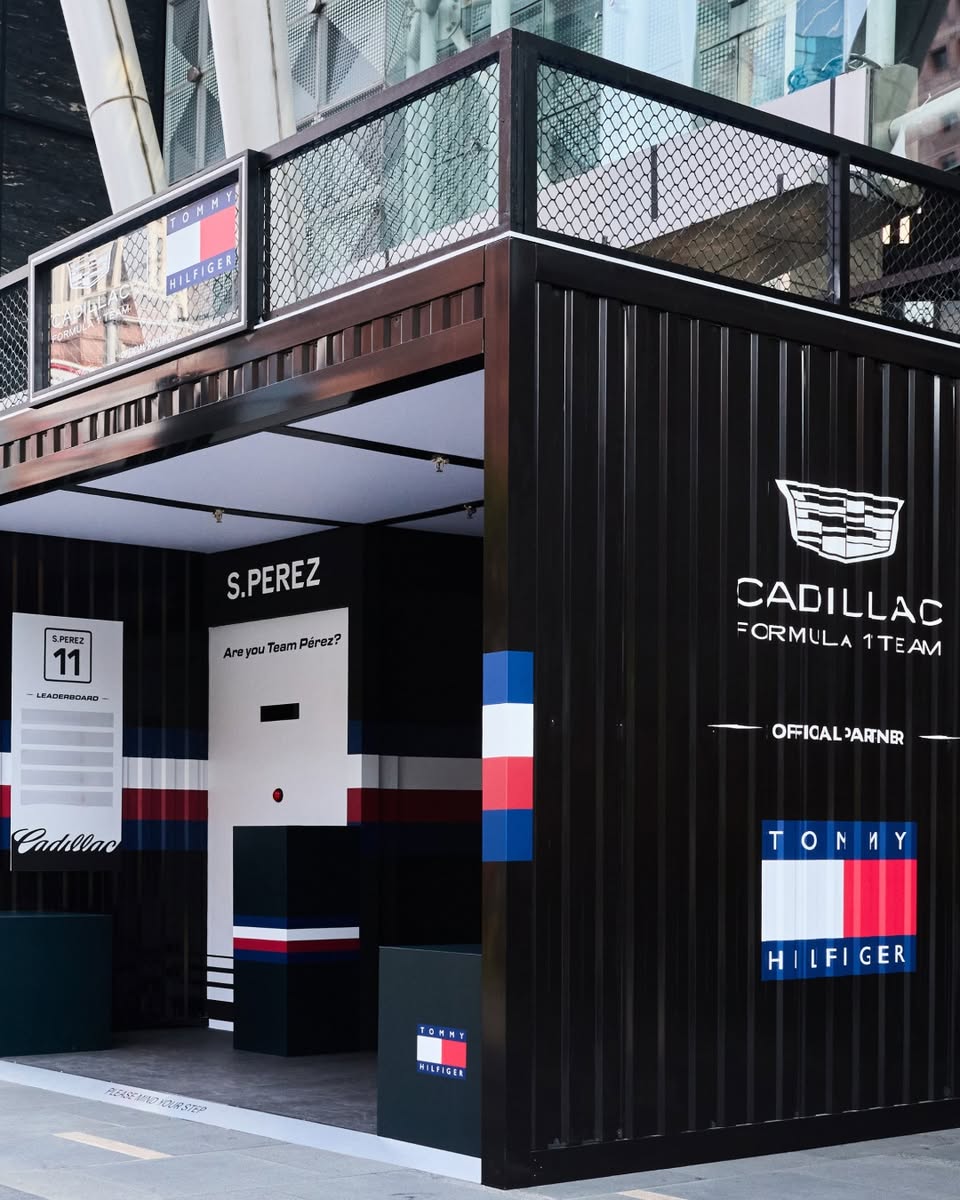 S.PEREZ Cadillac Formula 1 Team display at Paragon