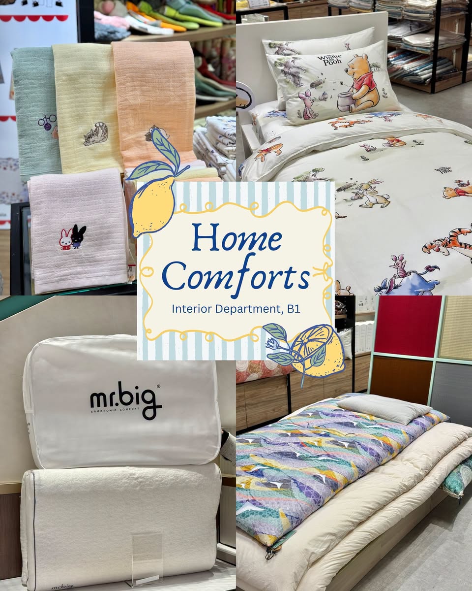 Home Comforts interior department at Takashimaya B1