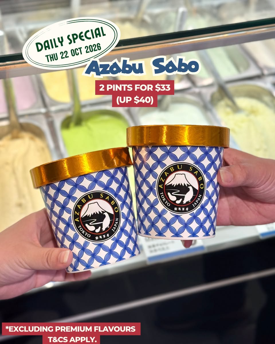 Azabu Sabo ice cream pints promotion
