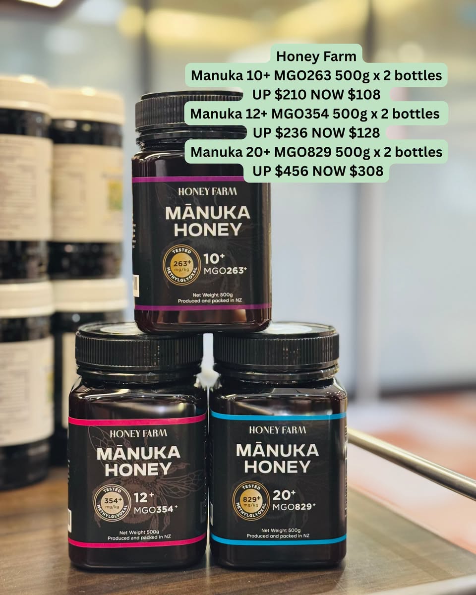Honey Farm Manuka honey bundle promotions