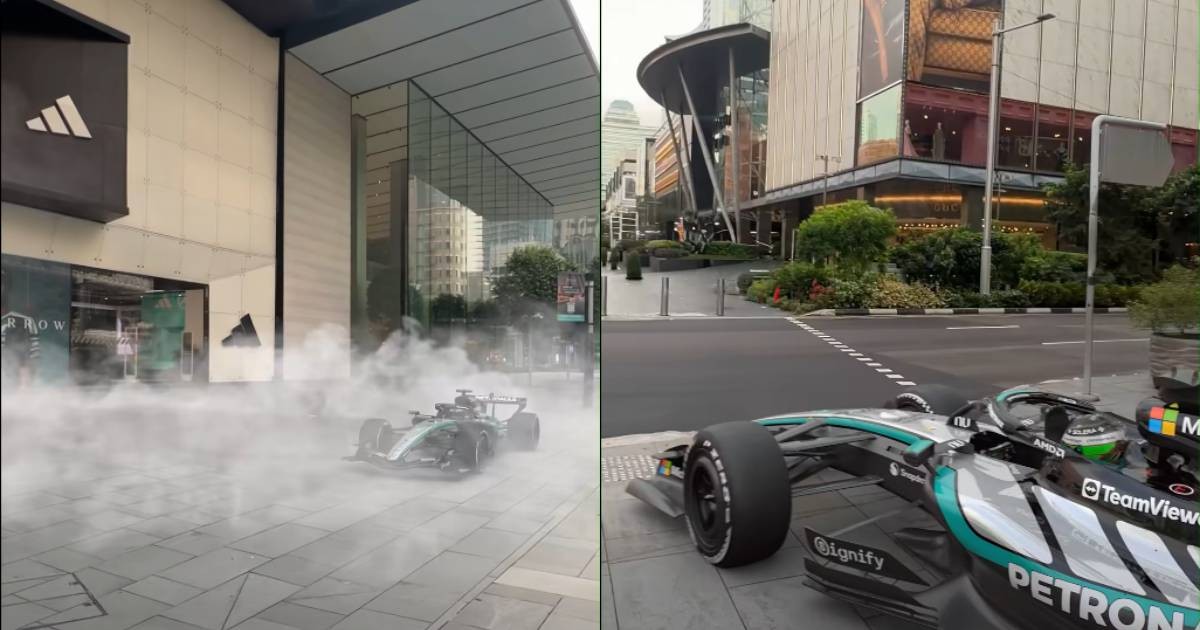 adidas Orchard Ignition: F1 Car Demo Takes Over Orchard Road on 30 August
