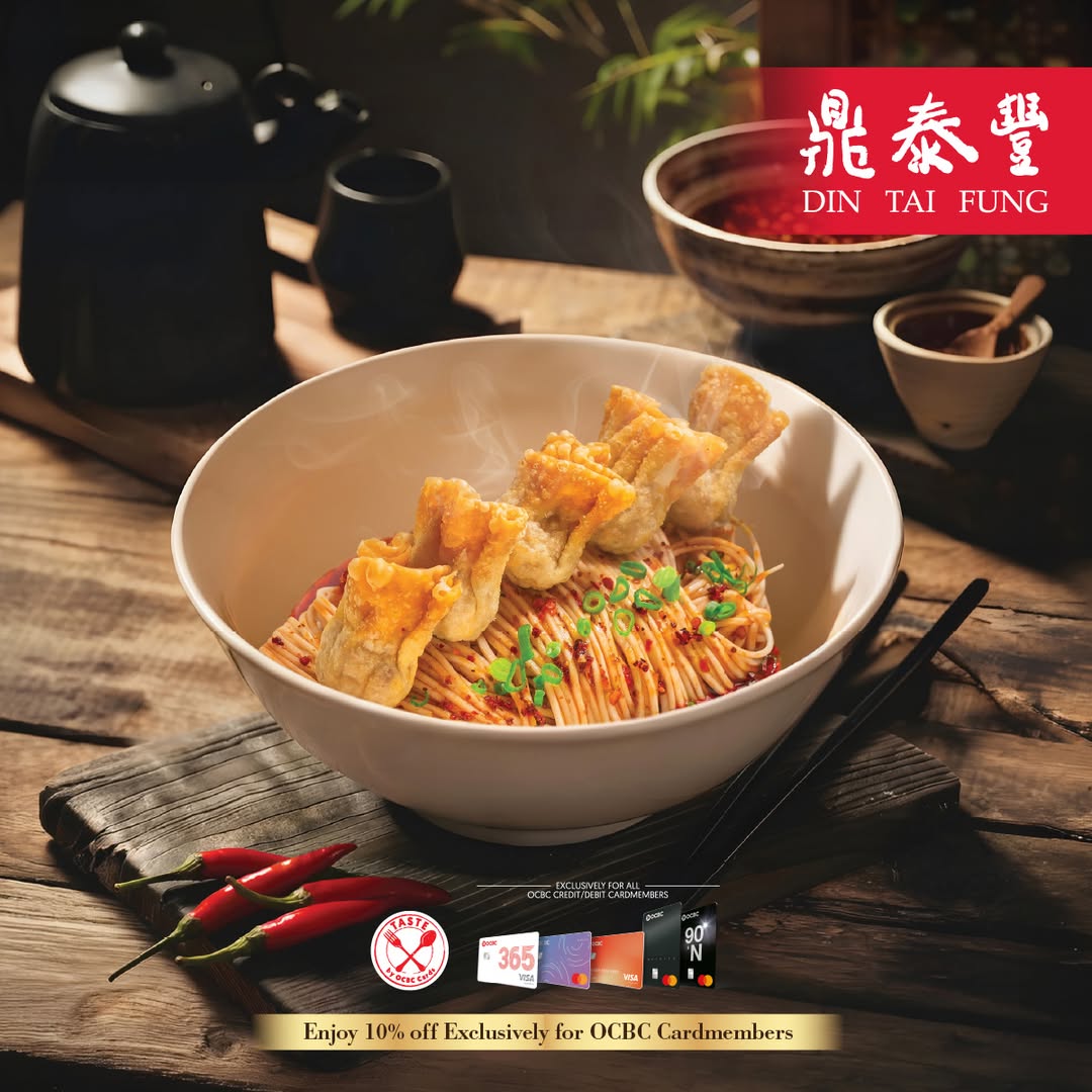 Din Tai Fung Brings Back Spicy Crispy Wanton Noodles at Wisma Atria