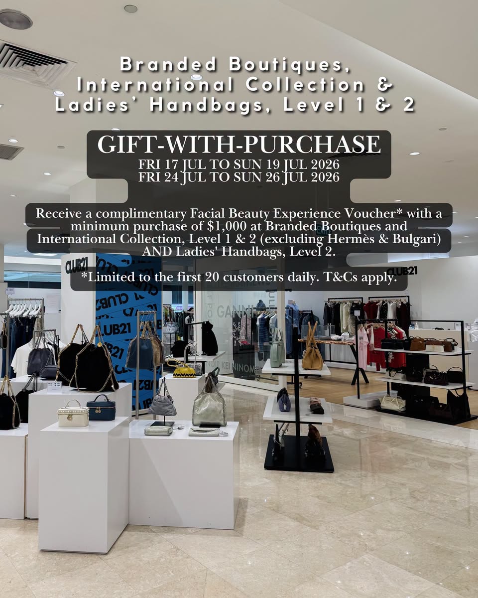 Takashimaya Department Store self-care promotions