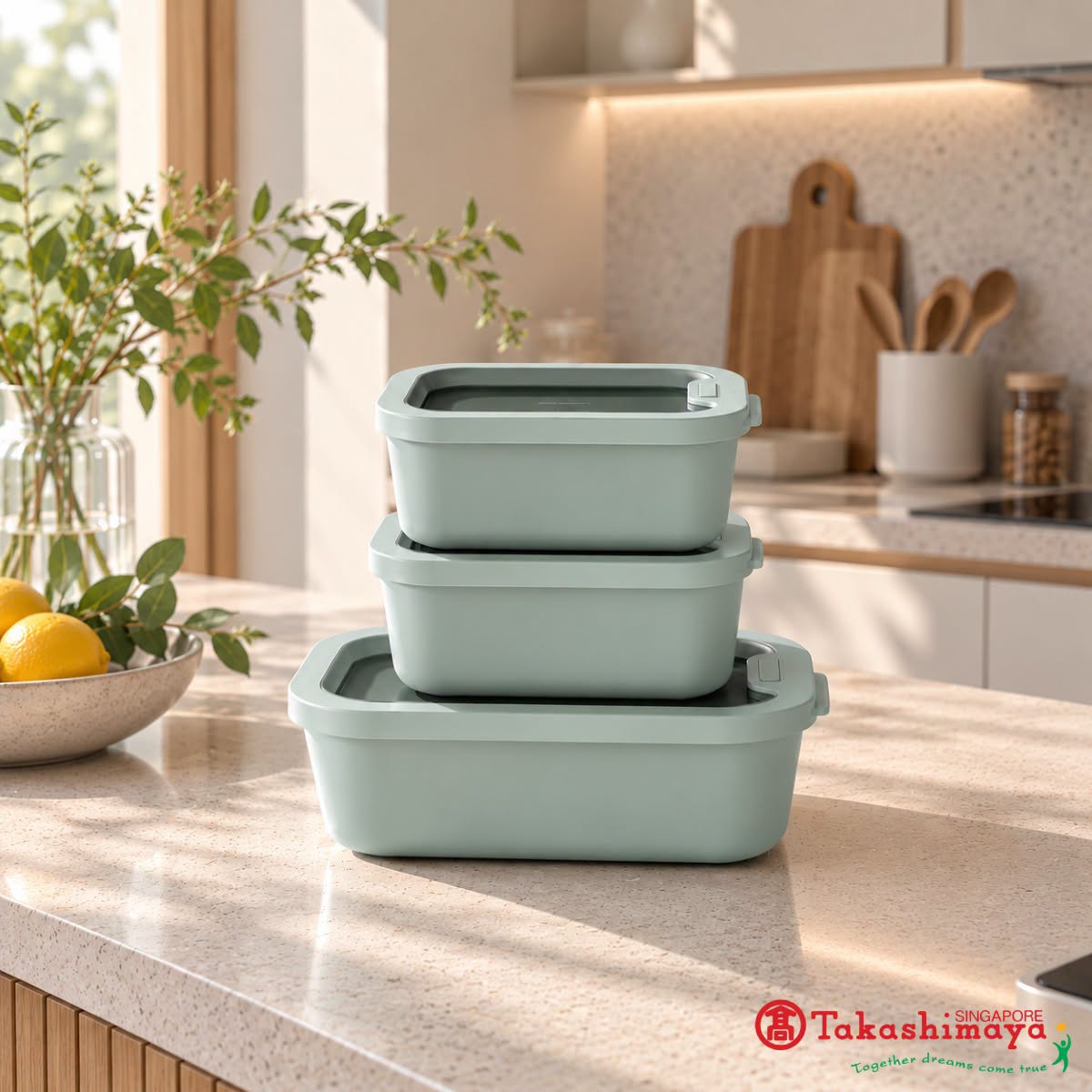 BoFresh containers in a kitchen