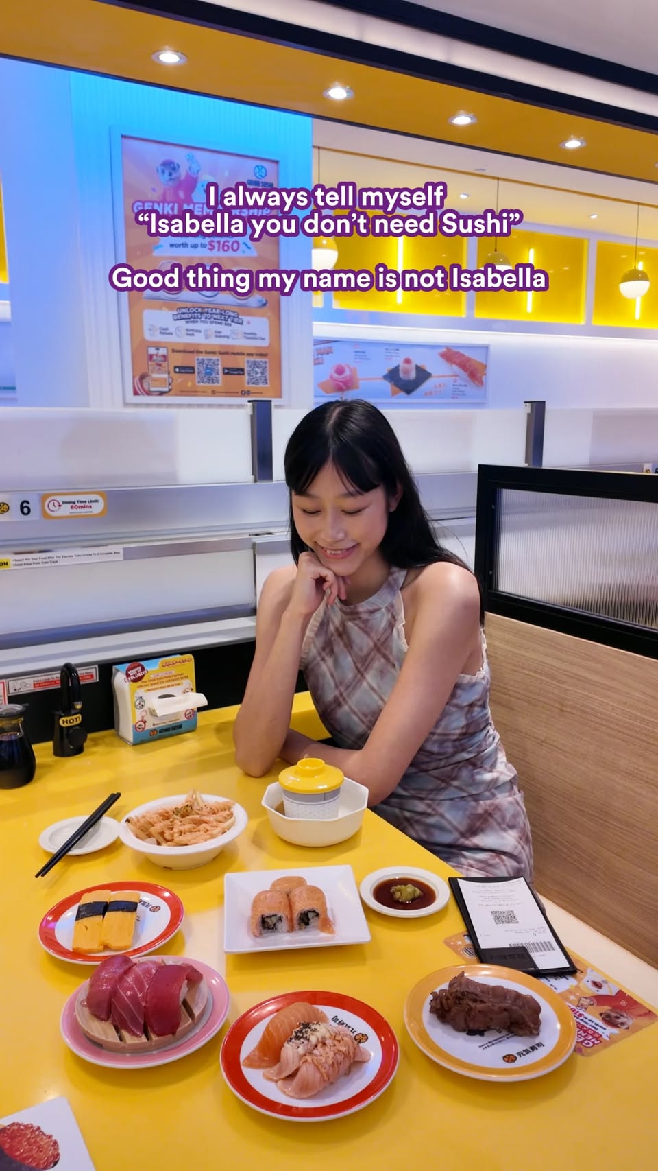 Genki Sushi at 313@somerset Serves Sushi via Train Delivery