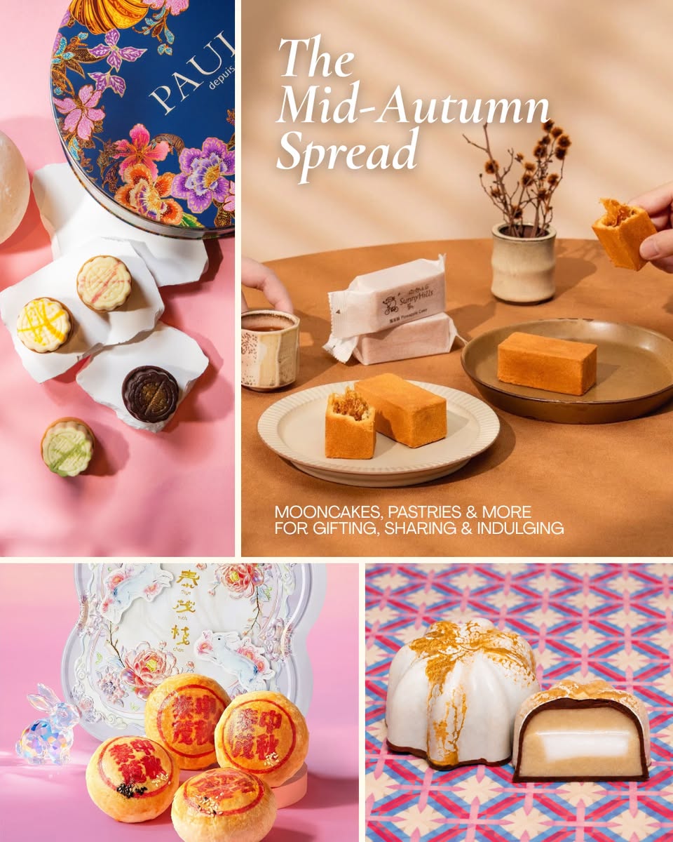 Crystal Jade Mid-Autumn mooncake display at Takashimaya