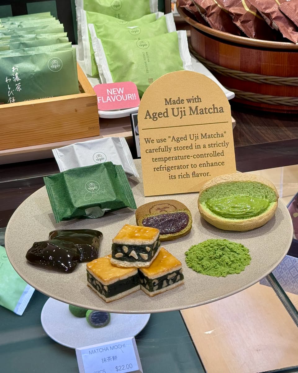 Minamoto Kitchoan Launches Aged Uji Matcha Range at Takashimaya B2 Food Hall