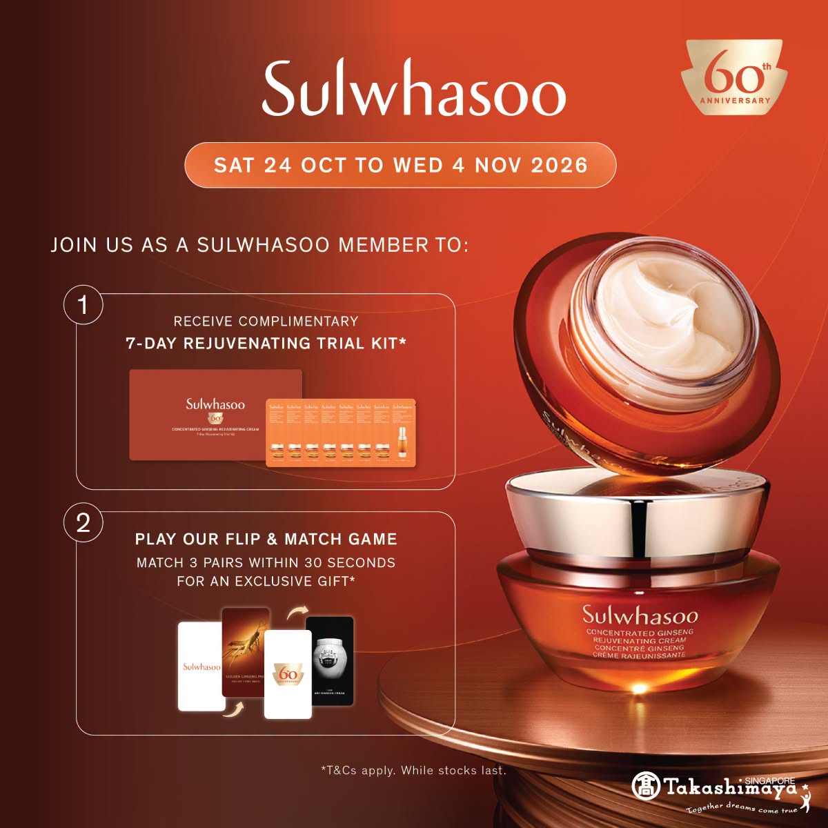 Sulwhasoo 60th anniversary member promotions