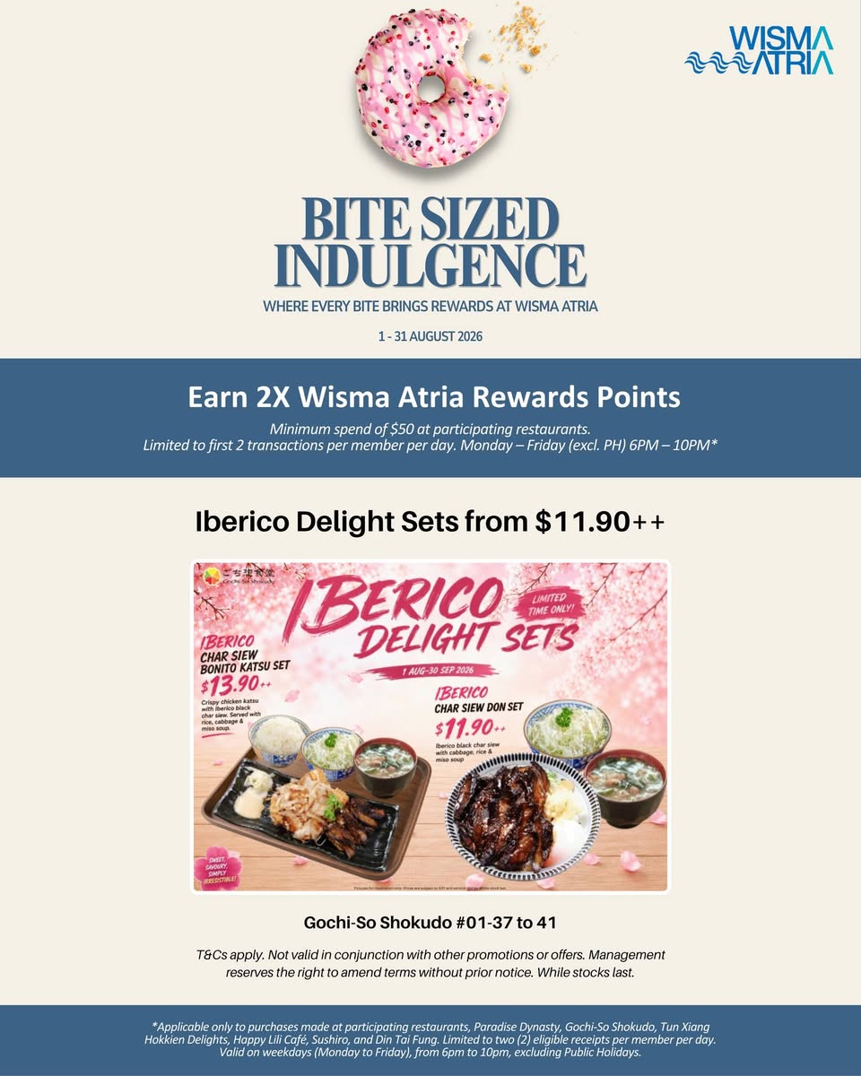 Gochi-So Shokudo Iberico Delight Sets at Wisma Atria