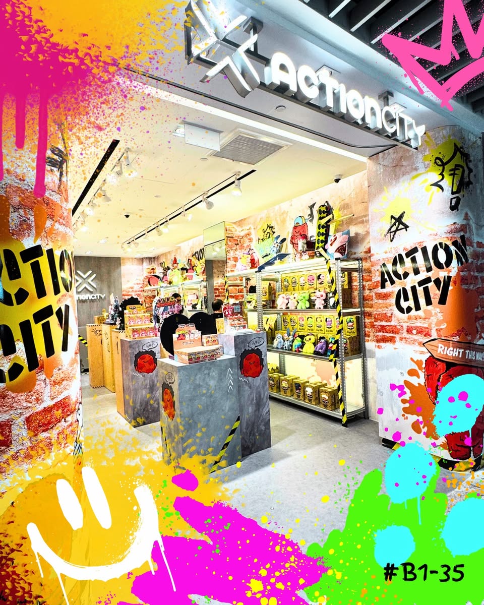 Action City Opens at Wisma Atria B1-35 with Collectibles and Designer Toys