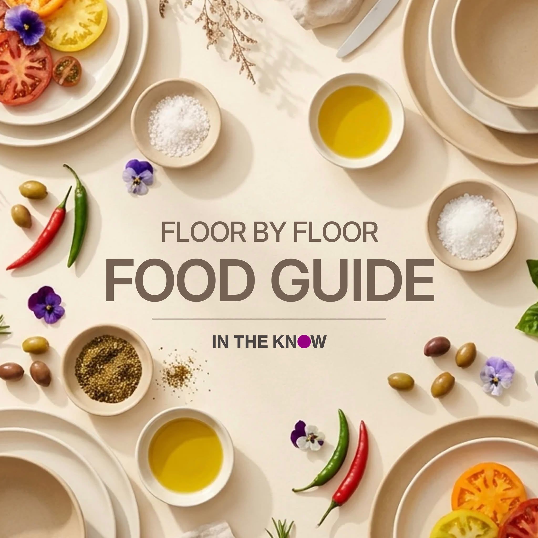 ION Orchard Floor by Floor Food Guide