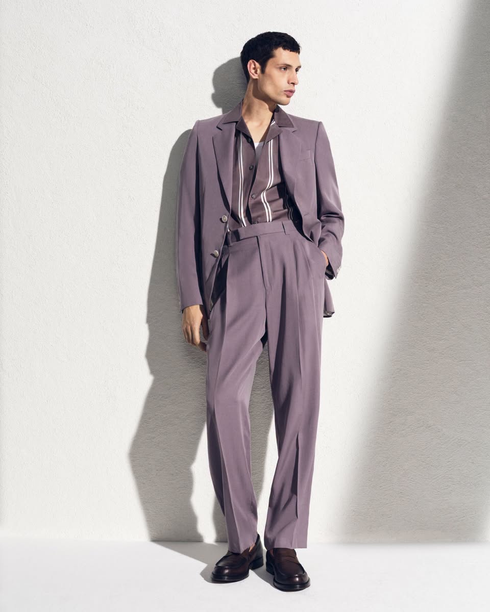 BOSS lavender suit