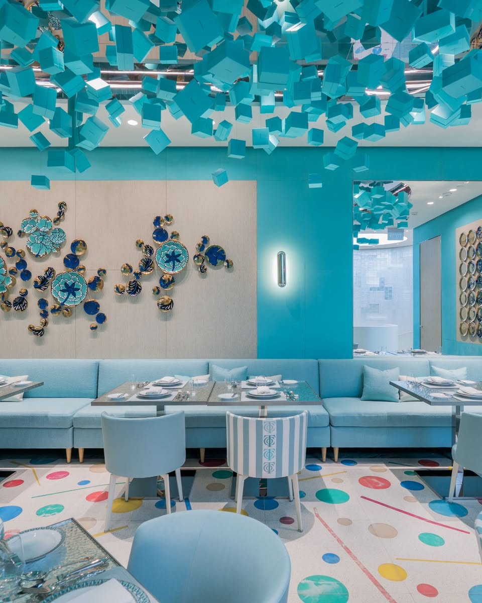 Blue Box Cafe interior at ION Orchard