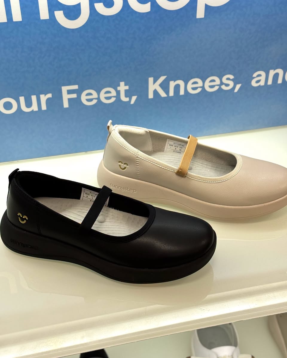 Sunnystep Mary Jane flats with platform soles