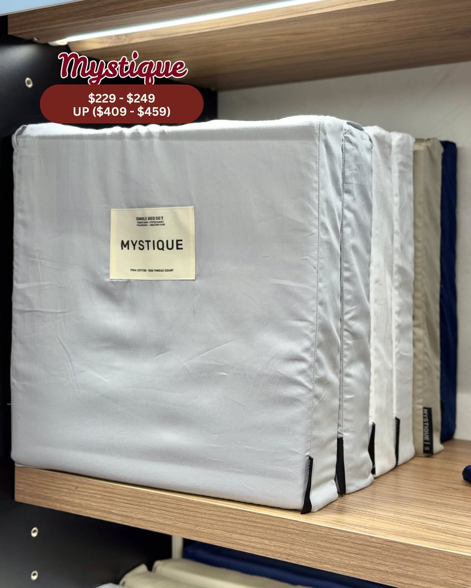 Mystique single bed set on display at Takashimaya Interior Department