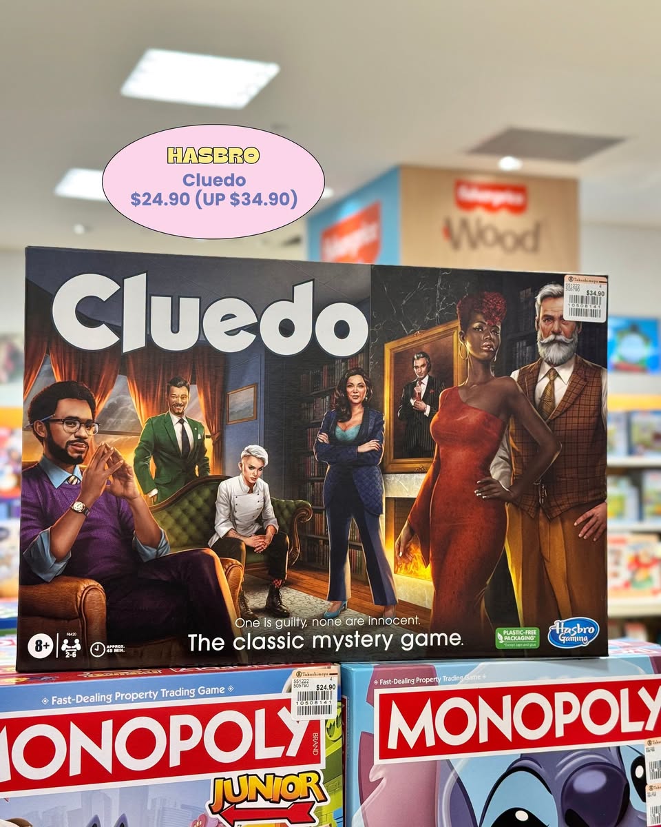 Hasbro Cluedo and Monopoly Junior board games